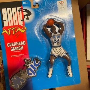 Vintage shaq attaq overhead smash action figure